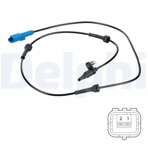 Érzékelő, Kerékfordulatszám - DELPHI (SS20674)