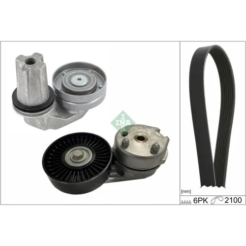 Hosszbordás Szíj Készlet - Schaeffler INA (529042210)