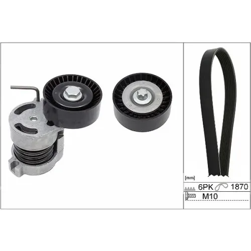 Hosszbordás Szíj Készlet - Schaeffler INA (529004410)