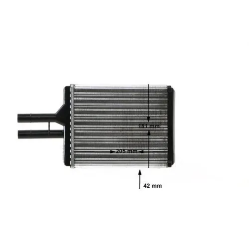Hőcserélő, Belső Tér Fűtés - MAHLE (AH145000S)