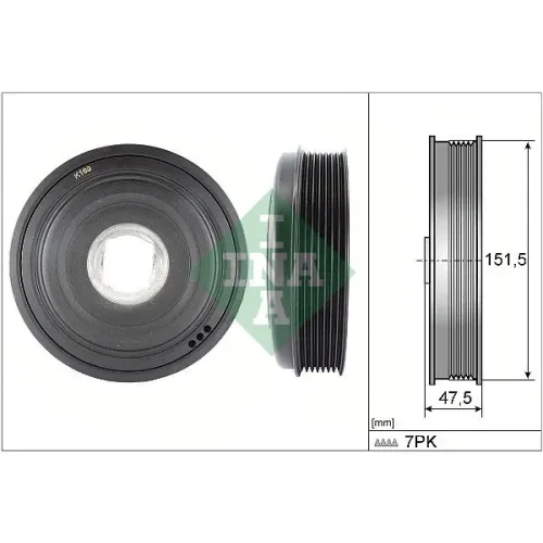 Szíjtárcsa, Főtengely - Schaeffler INA (544013610)