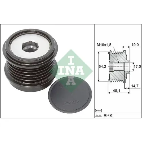 Generátor Szabadonfutó - Schaeffler INA (535031010)