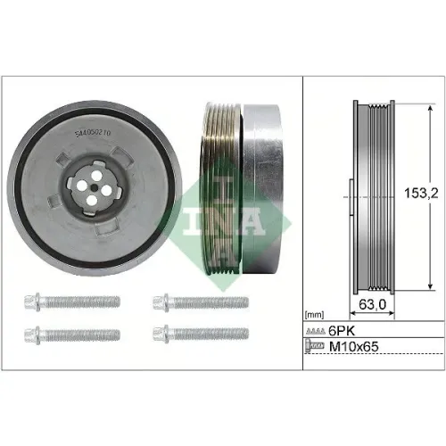Szíjtárcsa Készlet, Forgattyús Tengely - Schaeffler INA (544050220)