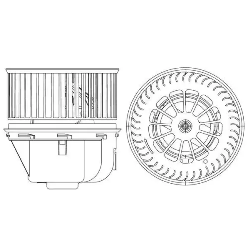 Utastér-Ventilátor - MAHLE (AB264000P)