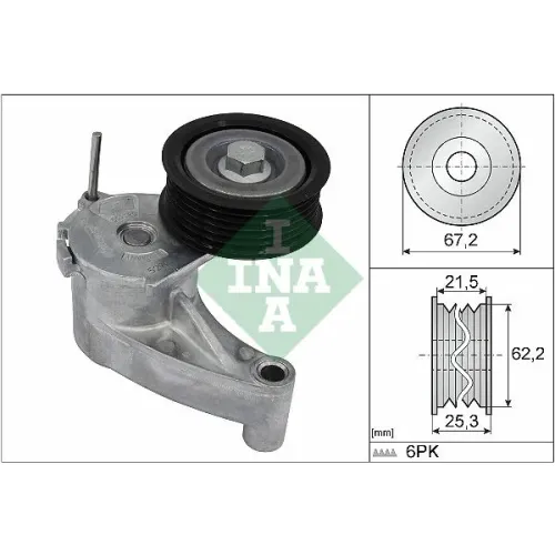 Szíjfeszítő, Hosszbordás Szíj - Schaeffler INA (534071010)