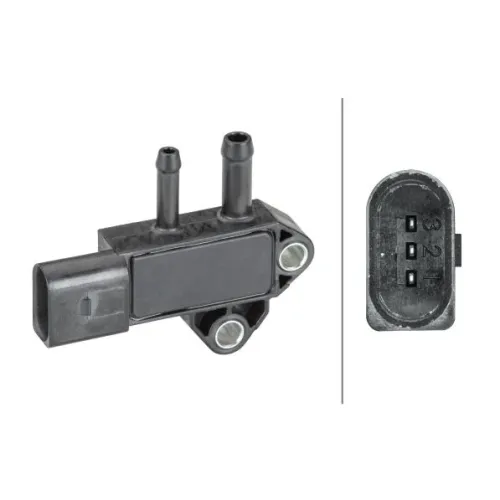 Érzékelő, Kipufogógáz-Nyomás - HELLA (6PP009409-361)