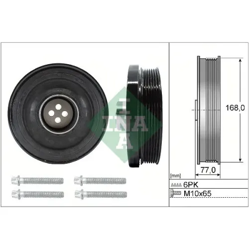 Szíjtárcsa Készlet, Forgattyús Tengely - Schaeffler INA (544013020)