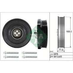 Szíjtárcsa Készlet, Forgattyús Tengely - Schaeffler INA (544013020)