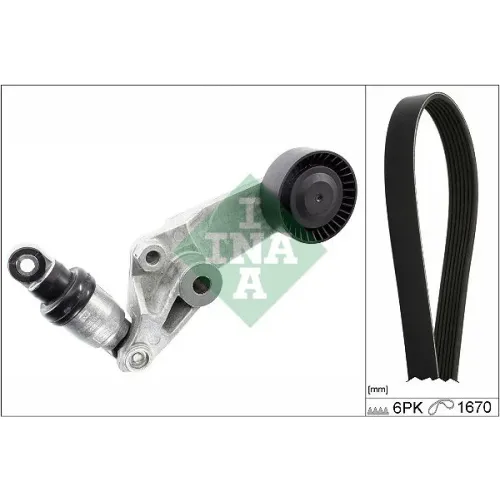 Hosszbordás Szíj Készlet - Schaeffler INA (529047410)