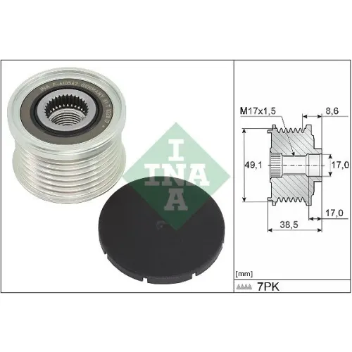 Generátor Szabadonfutó - Schaeffler INA (535034410)