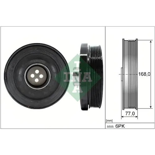 Szíjtárcsa, Főtengely - Schaeffler INA (544013010)