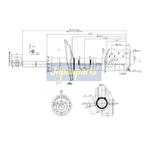 Lengéscsillapító - JAPANPARTS (MM-00159)