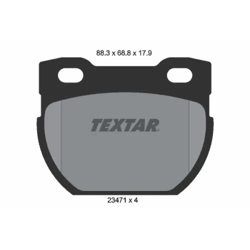 Fékbetétkészlet, Tárcsafék - TEXTAR (2347103TEX)
