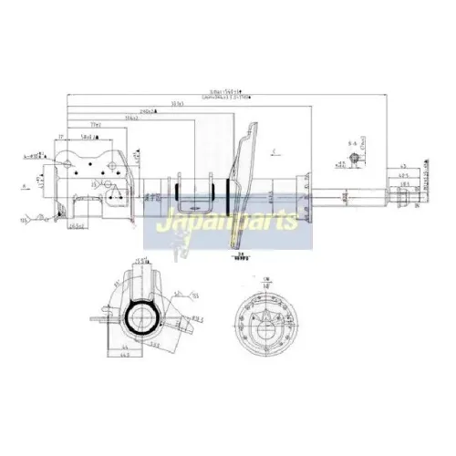 Lengéscsillapító - JAPANPARTS (MM-00158)