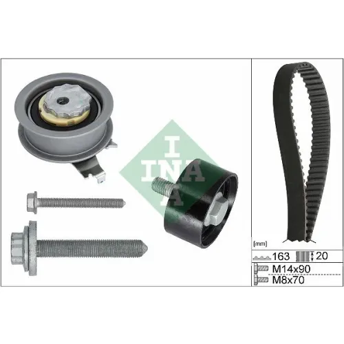 Fogasszíjkészlet - Schaeffler INA (530071110)