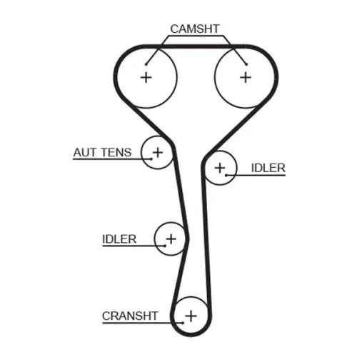Fogasszíj - GATES (GAT5507XS)
