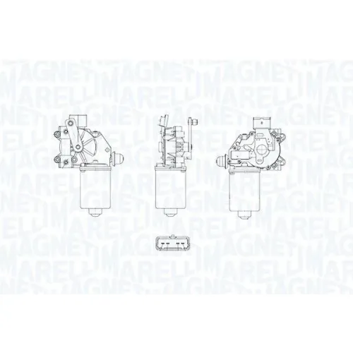 Törlőmotor - MAGNETI MARELLI (TGE774MM)
