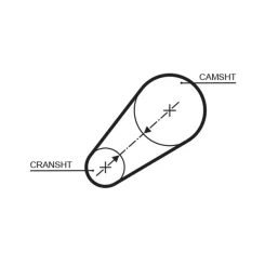 Fogasszíj - GATES (GAT5498XS)