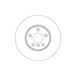 Féktárcsa Bmw P. 3/4 1,6-2,0 18- - TRW (DF6899S)