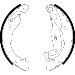 Fékpofakészlet Renault Clio 1,0-1,6 19- - TEXTAR (91088500)