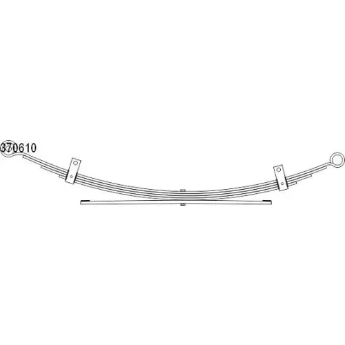 Resor Nissan T. Navara 15- (4+1) (665/600Mm) Szer. 60Mm - CS Germany (10.370.610.00)