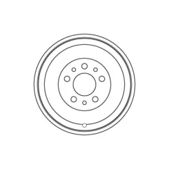 Fékdob Opel T. Combo 1,3-2,0 Cdti 12- Csapágy Nélkül - TRW (DB5023)