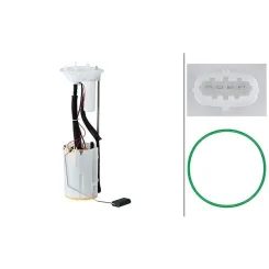 Üzemanyag-Ellátó Egység Fiat Ducato 2.3D/3.0D 06- - HELLA (8TF358305-001)