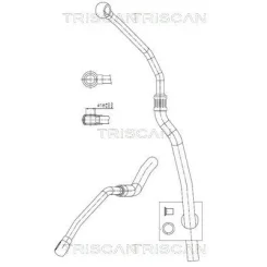 Cső Szervó Bmw E38 735/740 -01 - TRISCAN (851611034)