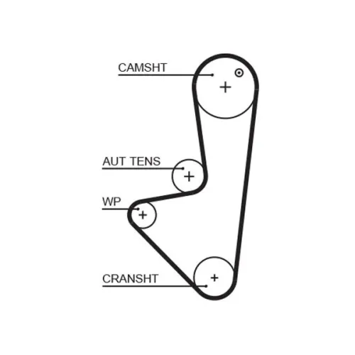 Fogasszíj - GATES (GAT5574XS)
