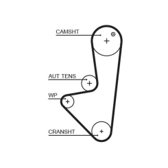 Fogasszíj - GATES (GAT5574XS)