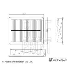 Légszűrő Mg Hs 04.24- - BLUE PRINT (ADBP220231)