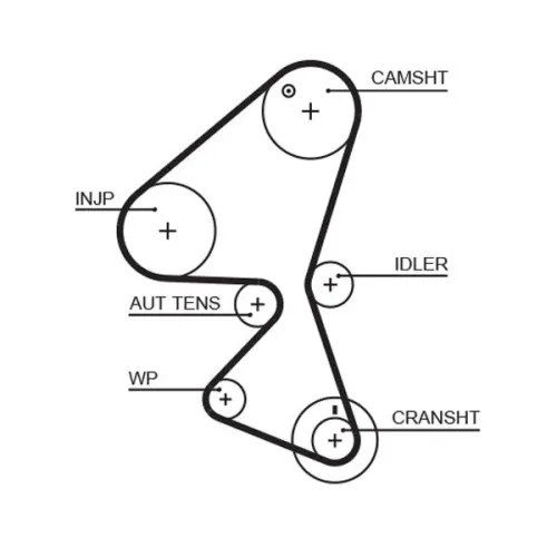 Fogasszíj - GATES (GAT5598XS)