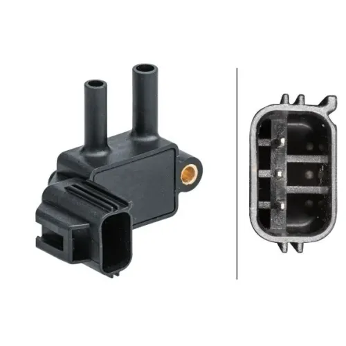 Érzékelő, Kipufogógáz-Nyomás - HELLA (6PP009409-601)