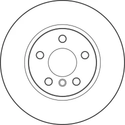 Féktárcsa Bmw P. 2/3 2,0 19- - TRW (DF4177)