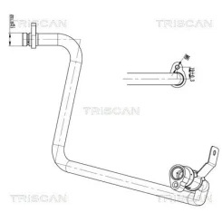 Cső Klíma Nissan, Renault - TRISCAN (901010036)