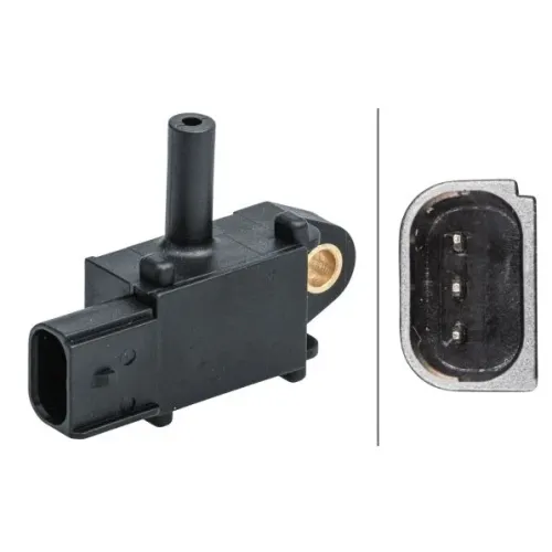 Érzékelő, Kipufogógáz-Nyomás - HELLA (6PP009409-541)