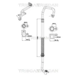 Cső Klíma Renault, Nissan, Opel - TRISCAN (901010010)