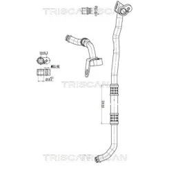 Cső Klíma Mercedes-Benz - TRISCAN (901023008)