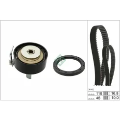 Fogasszíjkészlet Ford 1,0 Ecoboost 116Z/46Z 16,8Mm/10Mm - Schaeffler INA (530096110)