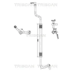 Cső Klíma Mercedes-Benz - TRISCAN (901023024)