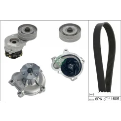 Hosszbordás Szíj Készlet Opel 1,7Cdti Astra H (Szivattyúval) - Schaeffler INA (529033030)
