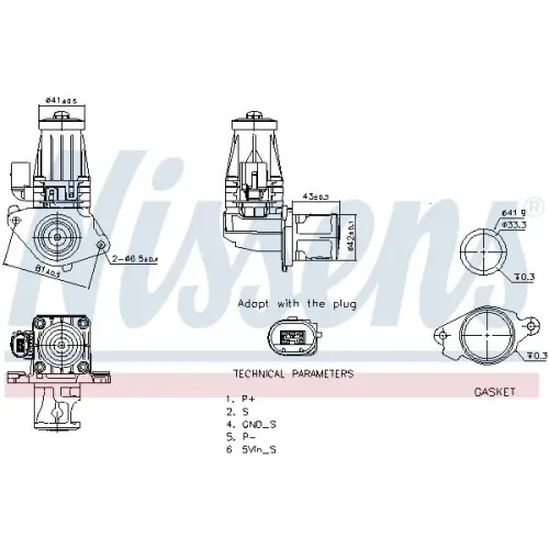 Agr-Szelep - NISSENS (NIS98377)