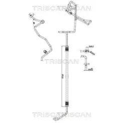 Cső Klíma Opel, Nissan, Renault - TRISCAN (901010037)