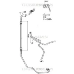 Cső Klíma Bmw - TRISCAN (901011026)