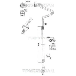Cső Klíma Bmw - TRISCAN (901011030)
