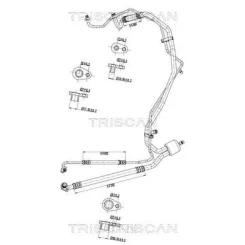 Cső Klíma Peugeot, Citroën - TRISCAN (901028112)