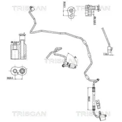 Cső Klíma Vw, Audi, Seat, Skoda - TRISCAN (901029045)