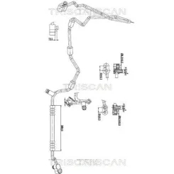Cső Klíma Vw, Audi, Skoda, Seat - TRISCAN (901029121)
