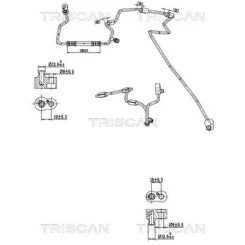 Cső Klíma Vw - TRISCAN (901029083)