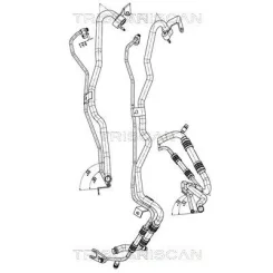 Cső Klíma Vw, Mercedes-Benz - TRISCAN (901029119)